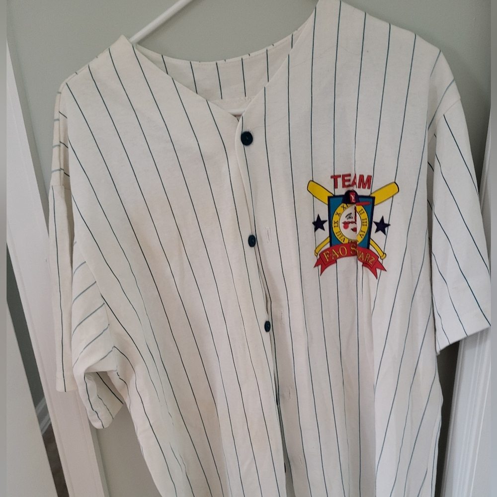 Vintage FAO Schwartz Baseball Jersey